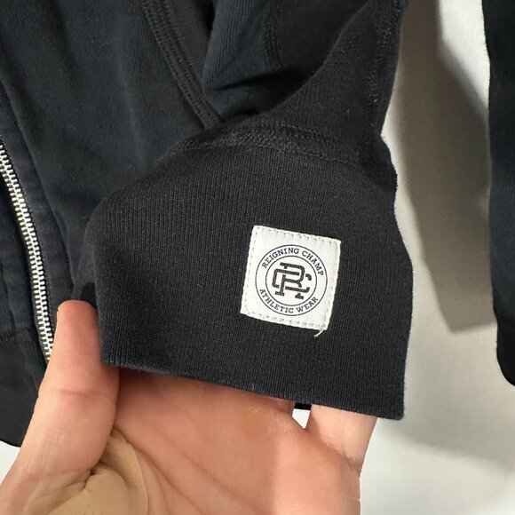 Reigning Champ Full Zip Cotton Hoodie Size Small - Picture 3 of 7